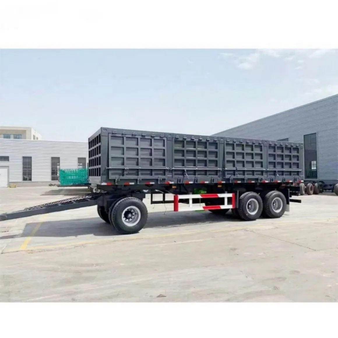 Promotion Box Trailer Coupling with Side Open Door Drawbar Full Trailers Fence Full Trailer Dump Full Trailer