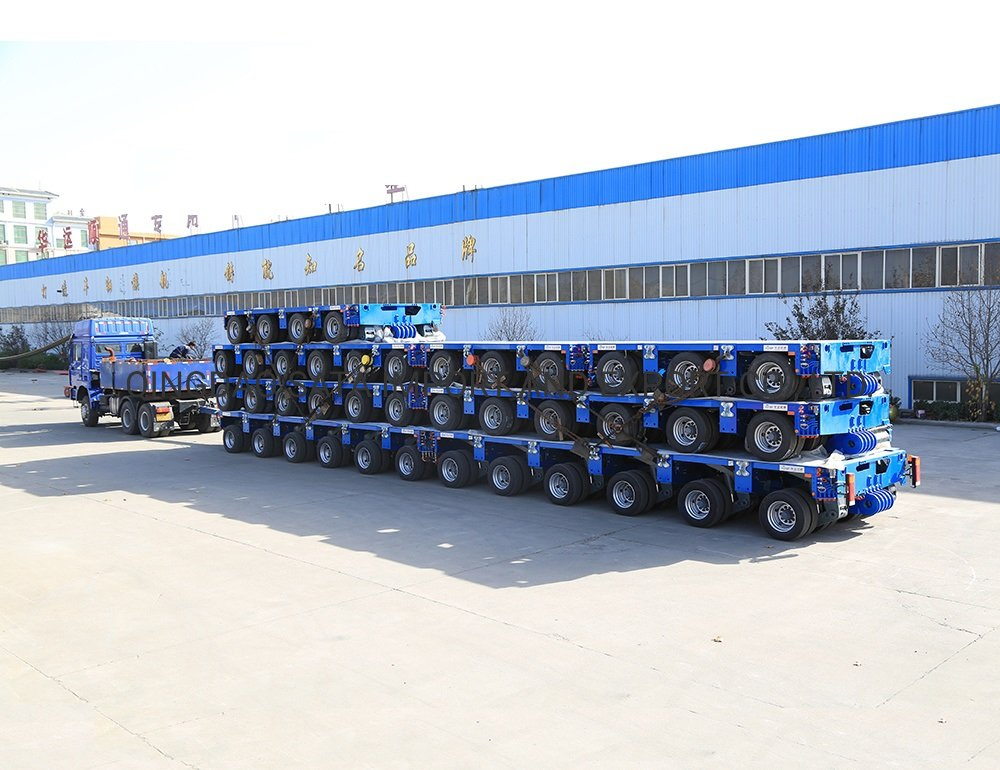 400 Ton Load-Load Hydraulic Steering Turntable Compatible Goldhofer Thp/SL Modular Trailer