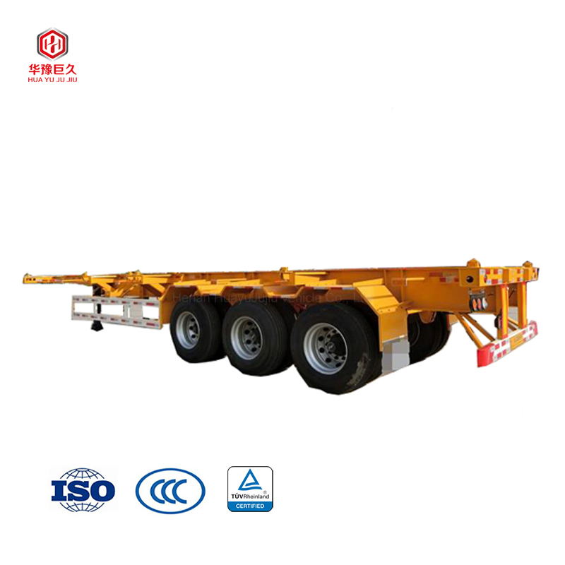 40feet Port Skeleton/Skeletal Container Semitrailer Popular in Vietnam