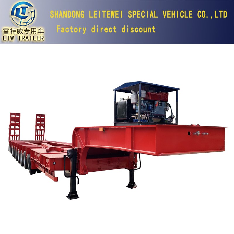 Large Heavy Duty Truck 150ton 200tons Transformer Hydraulic Equipment Modular Trailer