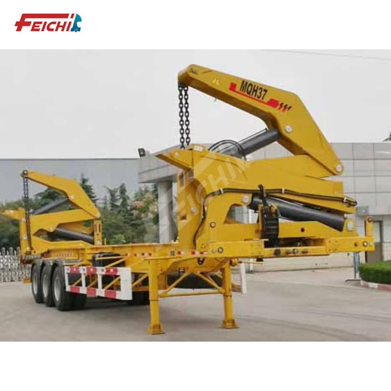 Side Loader Container Lift Truck Refrigerated Container Sidelifter Container Side Lift Semi-Trailer for Sale