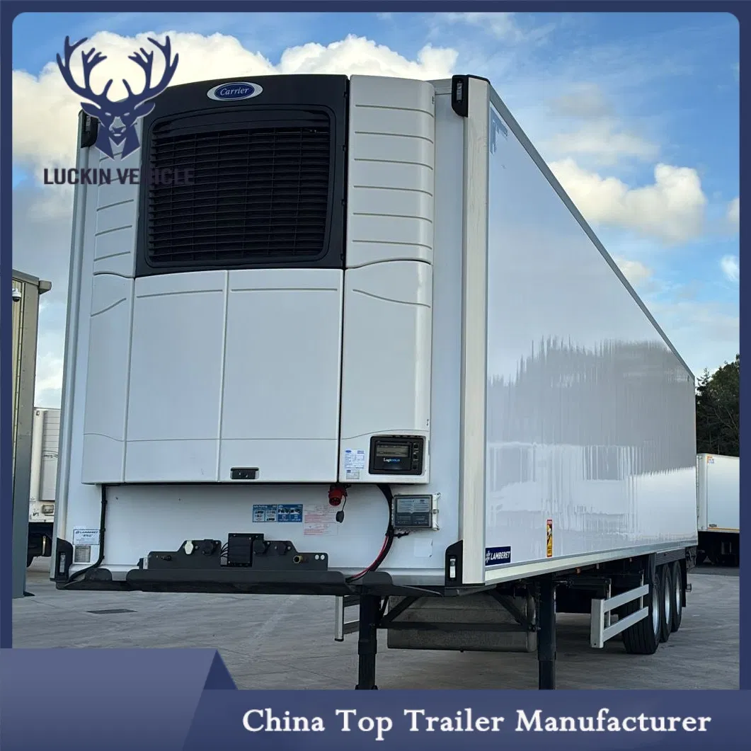 Source Factory Outlet 3 Axle Box Van Refrigerated Semi-Trailer