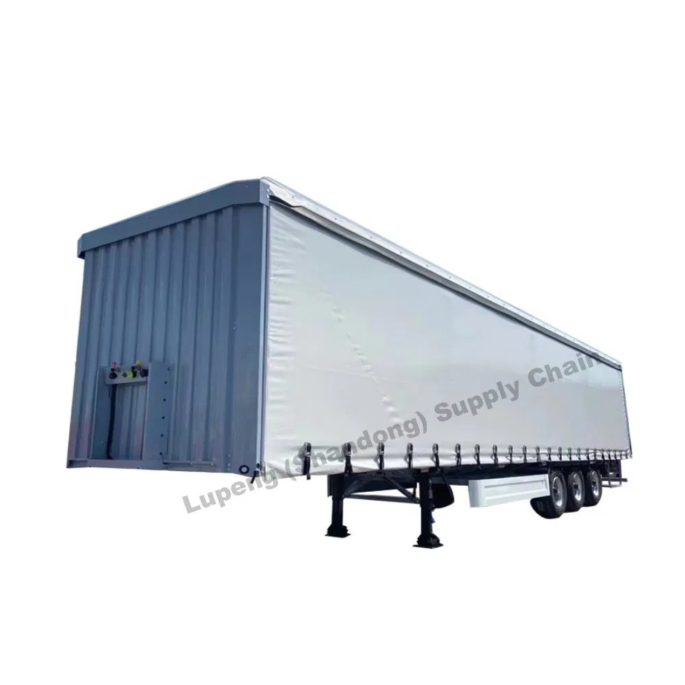 130 Ton Dry Van Trailer Tarpaulin Side Curtain Box Semi-Trailer