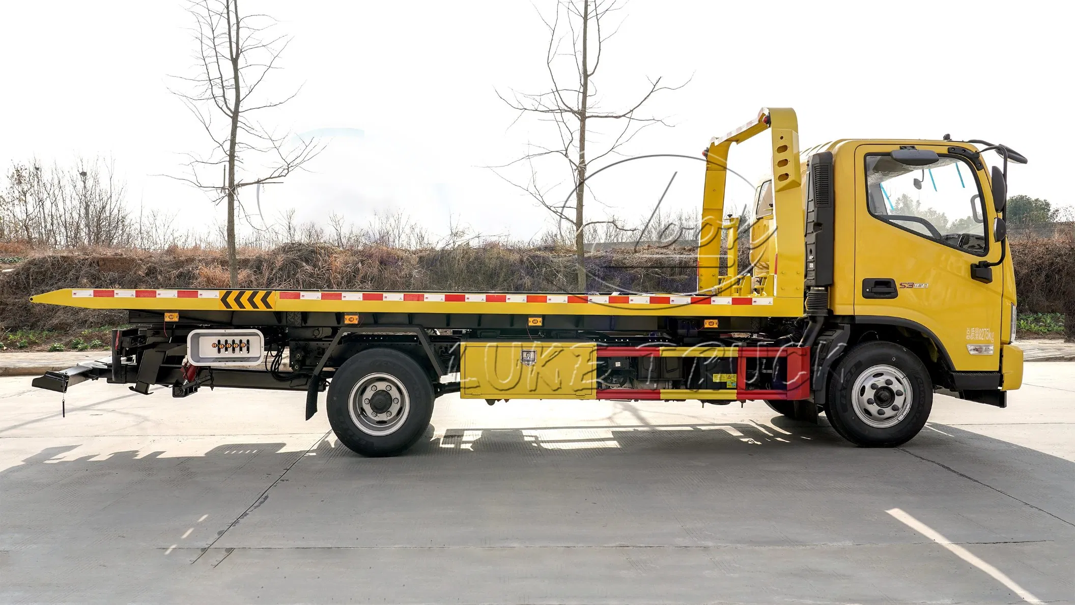 New Foton Flatbed Rescue Truck 4X2 Special Transportation Wrecker Tow Vehicle Made in China Special Purpose Trucks