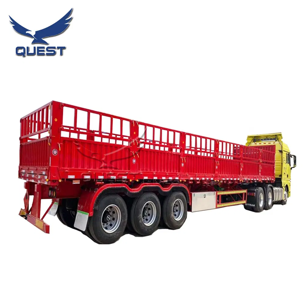 High Quality Side Door Livestock Utility Fence Semi Trailer