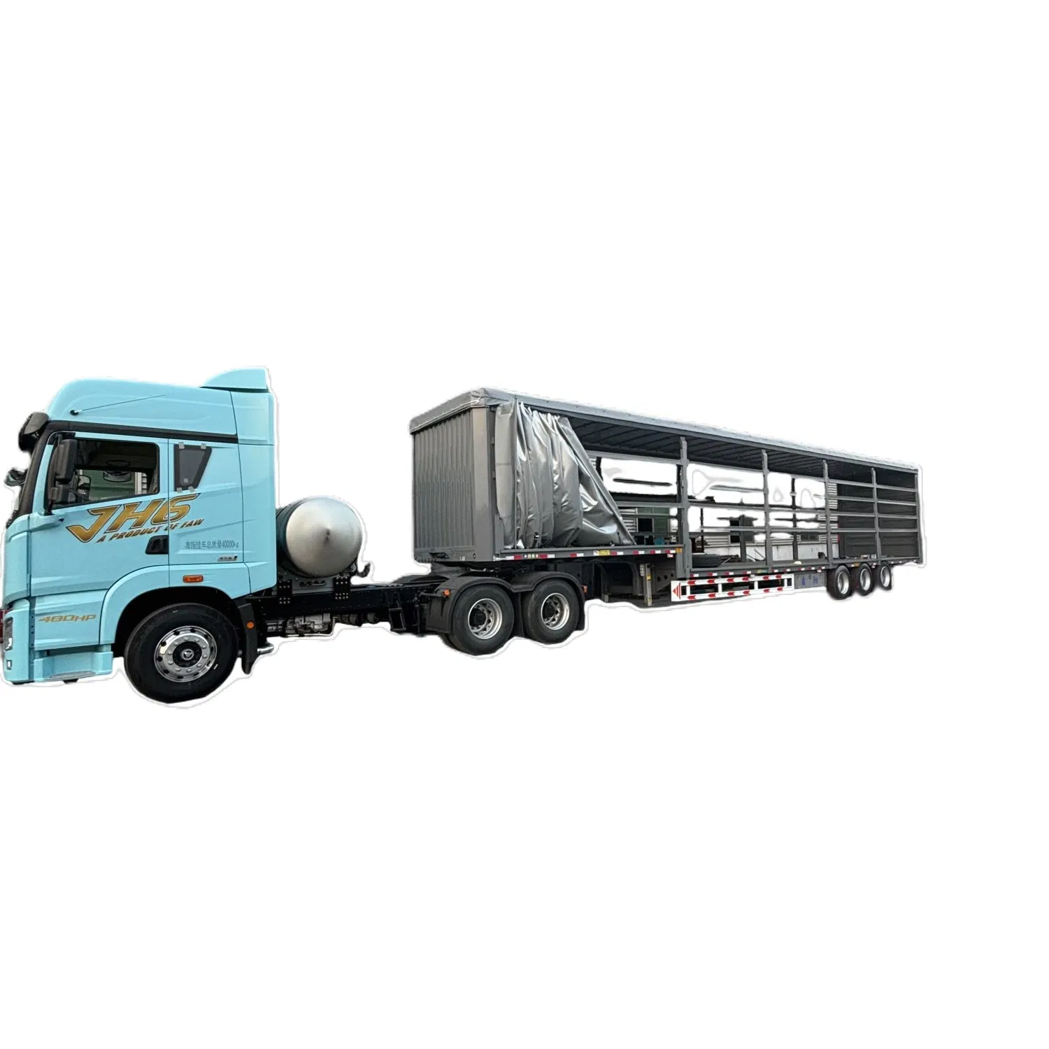 Hot Selling in Southeast Asia Side Curtain Semi-Trailers with High Load-Bearing Capacity
