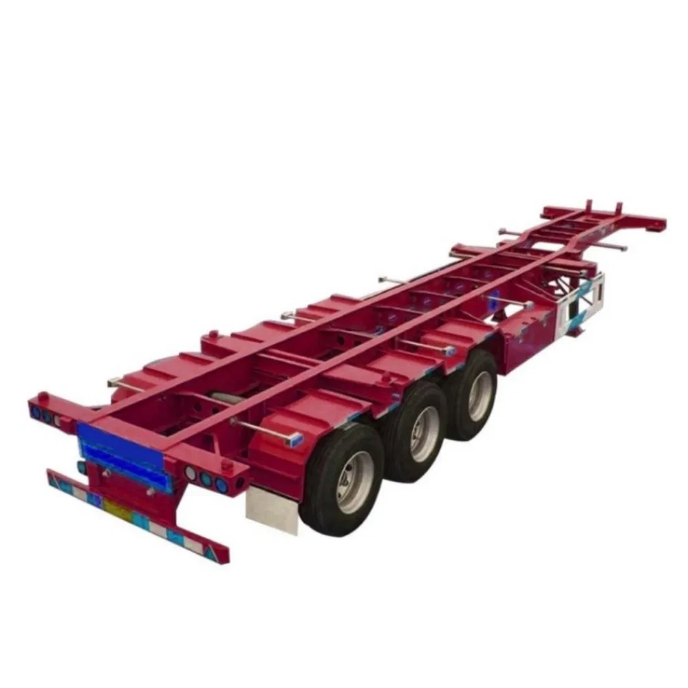 40FT Container Sliding Skeletal Skeleton Semi Trailer Skeletal Semi Truck Trailer