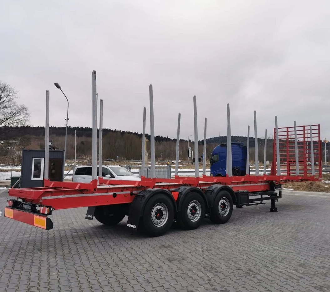 3 Axles Skeleton Trailer Standard Log Wood Timber Logging Truck Semi Trailer