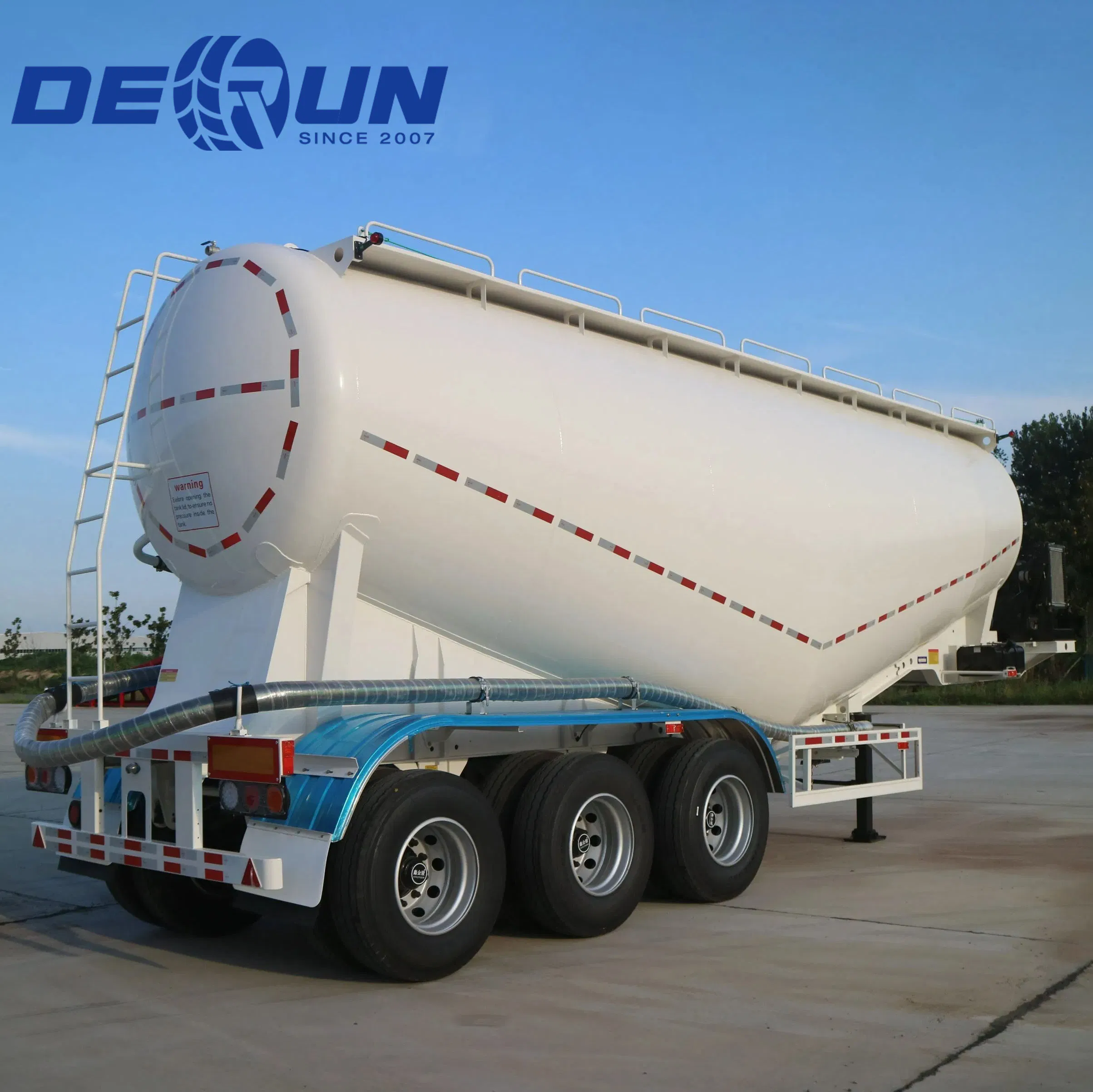 Factory Price 40 Cubic Bulk Cement Transport Tank Semi-Trailer