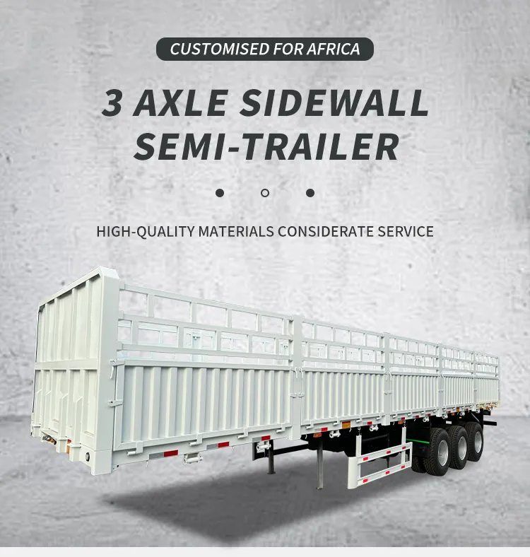 Side Wall Truck Trailer View 1