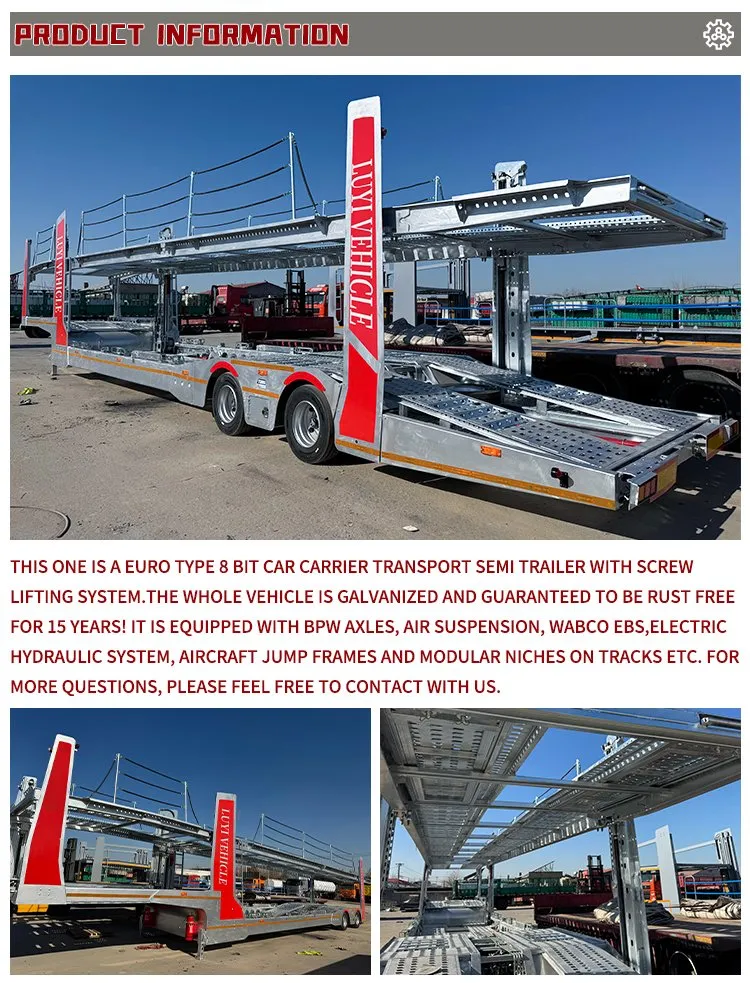 Car Carrier Trailer View 2