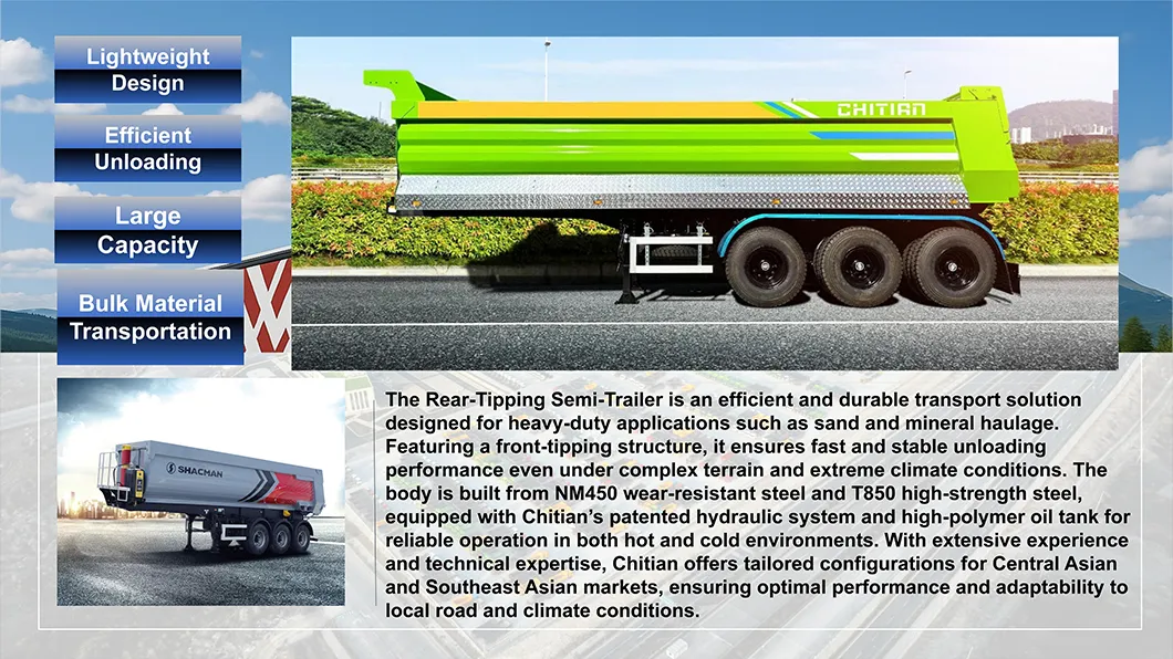 Rear Dump Semi-Trailer