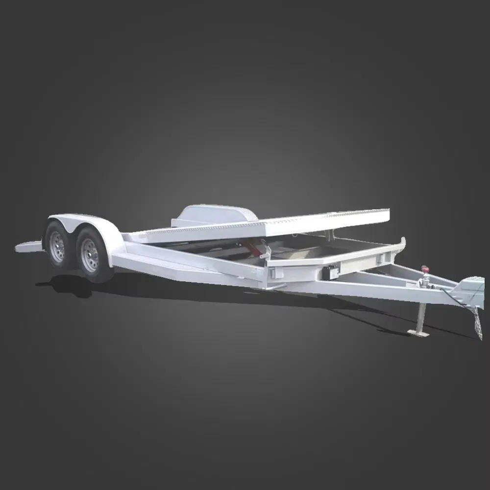 Car Dump Trailer Aluminum Hydraulic Car Hauler Trailer Heavy Duty for Sale
