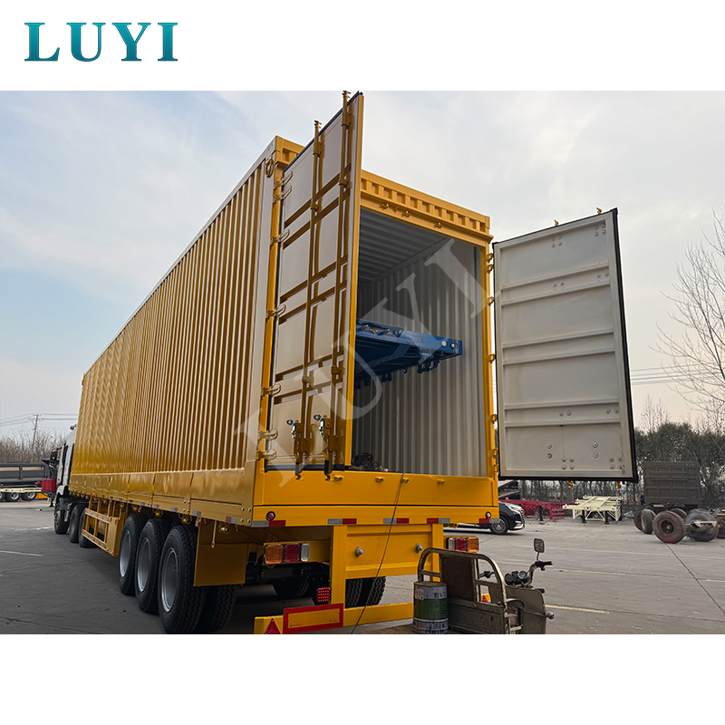 Goods Transport Dry Van Semi Trailer Cargo Box Container Bulk Truck Semi Trailer for Saleno Reviews Yetliangshan Changhong Special Purpose Vehicle Manufacturi