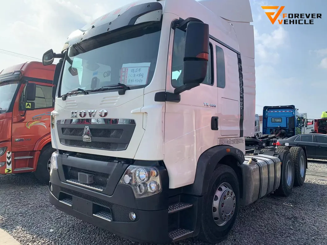HOWO 371 Tractor Truck Front View