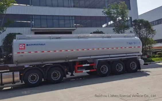 SLS9408 Tri-Axle Aluminum Tank Truck Trailer