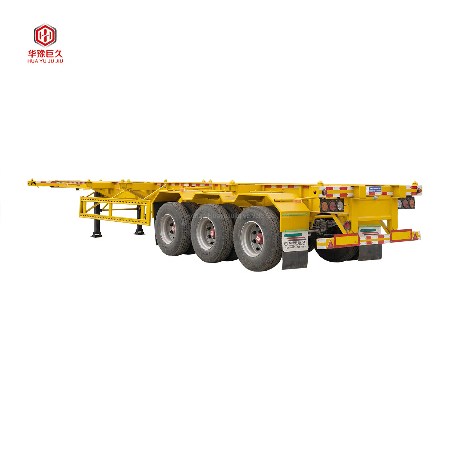 40feet Port Skeleton/Skeletal Container Semitrailer Popular in Vietnam