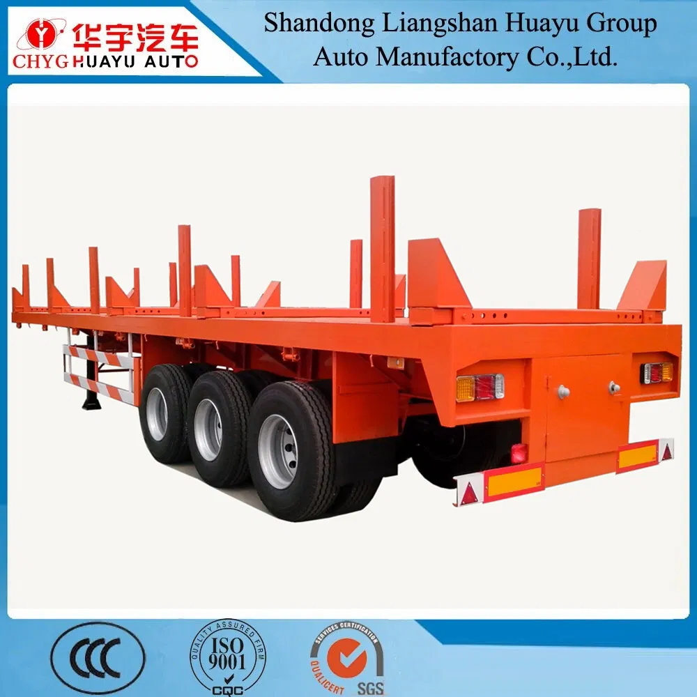 Trees/Arbor/Plank Board/Timber/Log/Wood/Bole/Lumber Carrier Vehicle 3axle Truck Semi Trailer