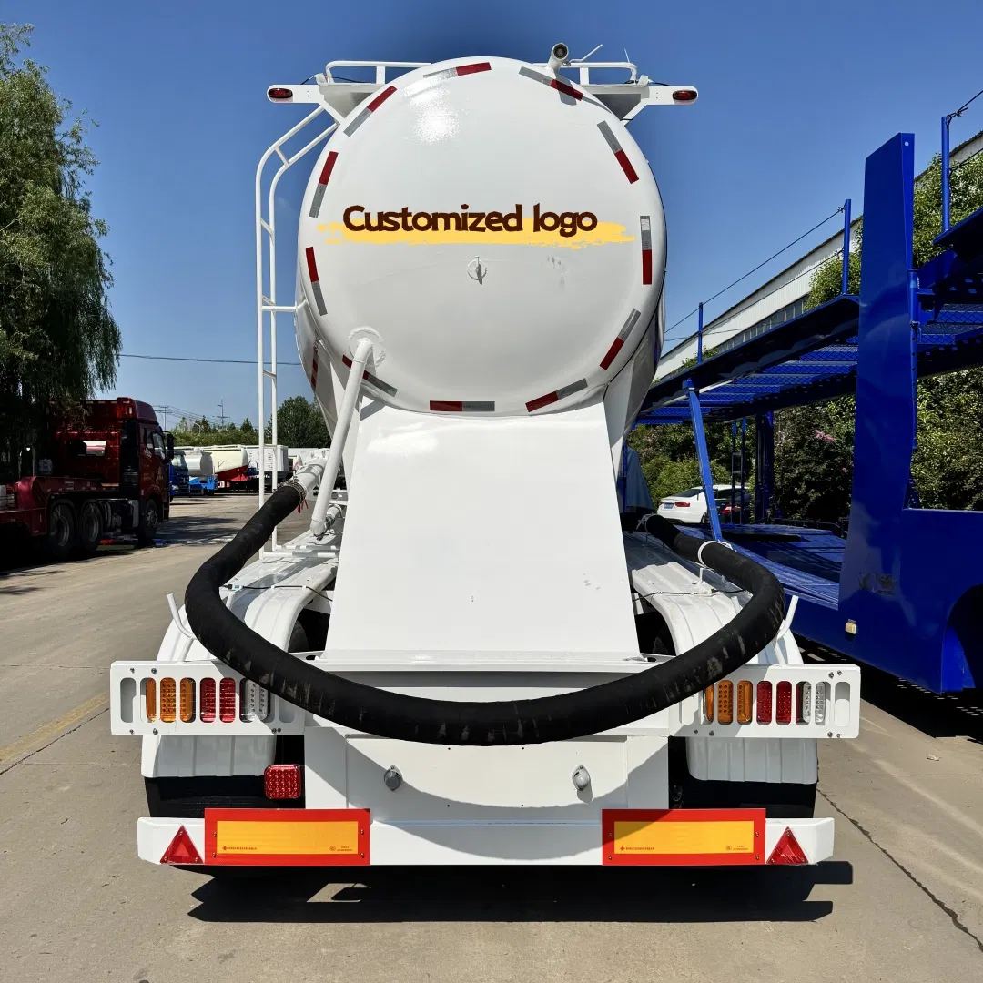 Heavy Duty 3 Axle Steel Semi Trailer Bulk Cement Tanker Bulker Silo for Sale for Cement Powder Transportation