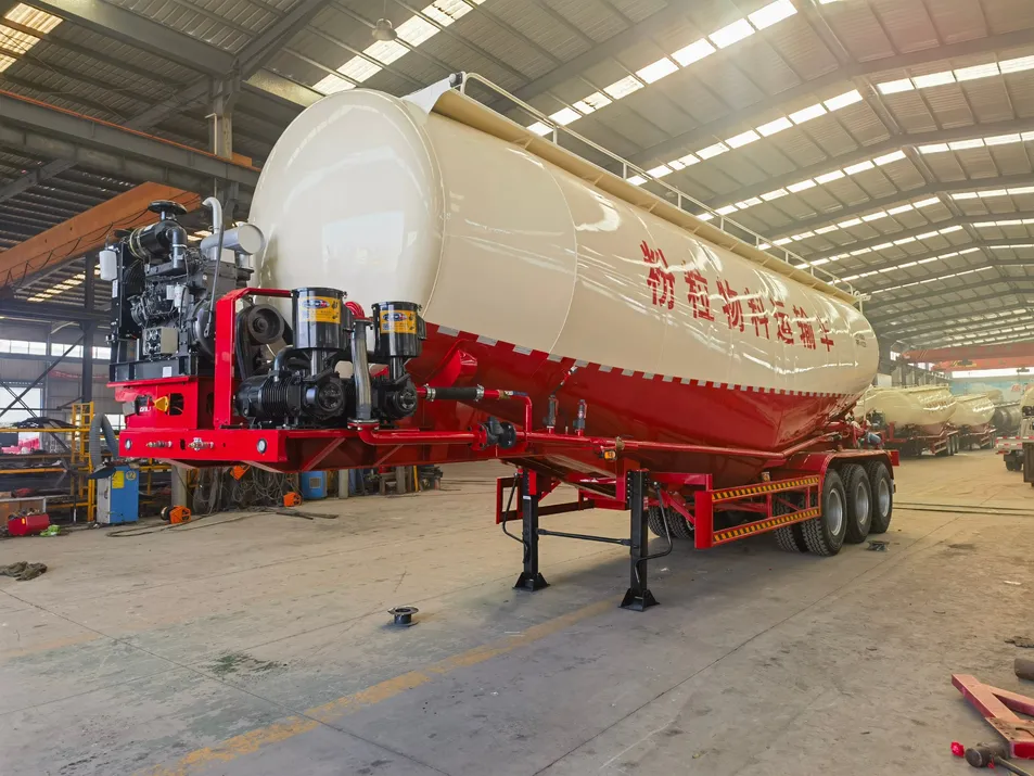 Bulk Cement Transport Semi Trailer Detail