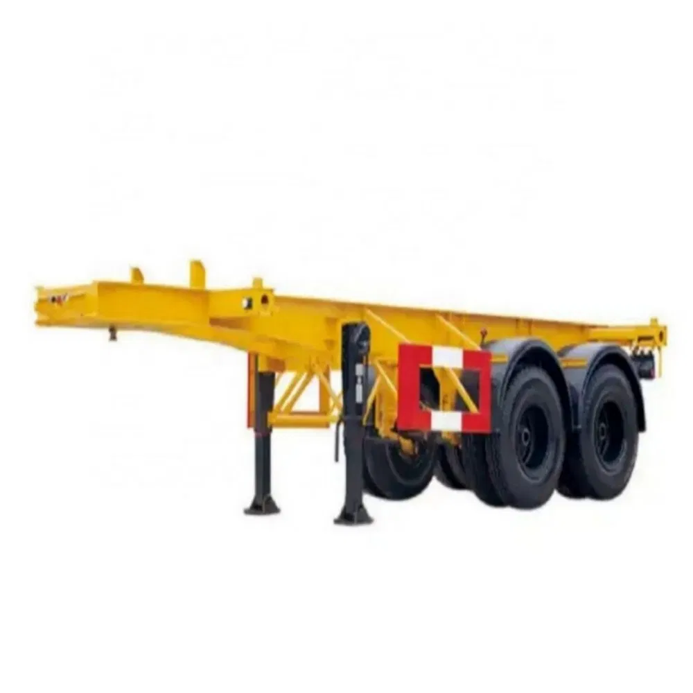 2/3/4 Axles 20FT Steel Skeleton Trailer 40FT Container Semi Trailer with Skeleton Container Chassis