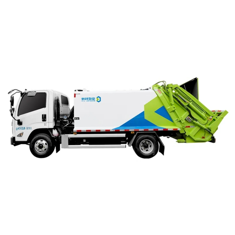 skd 5ton container shacman howo compressed compactor special purpose vehicle kitchen electric used garbage truck