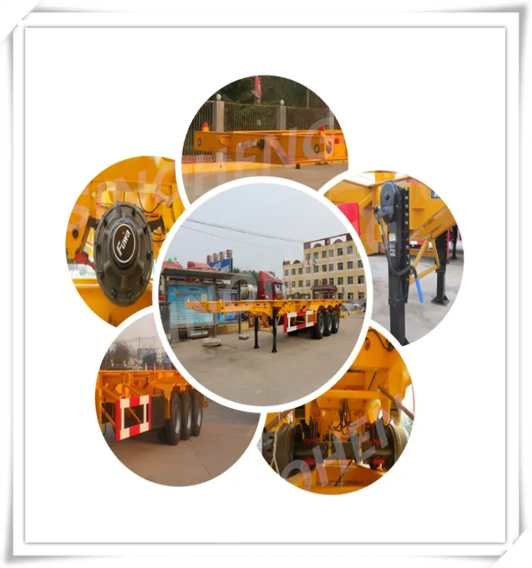 Flatbed Platform Container Semi Trailer 1