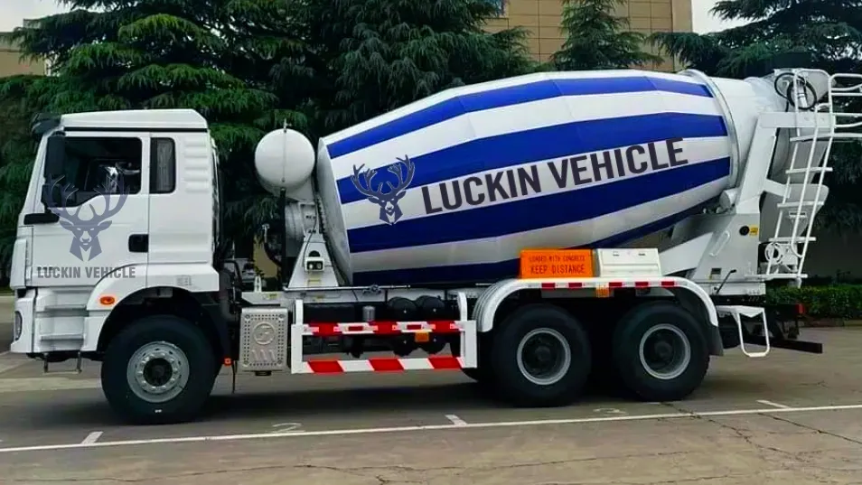 Concrete Mixer Truck View 2