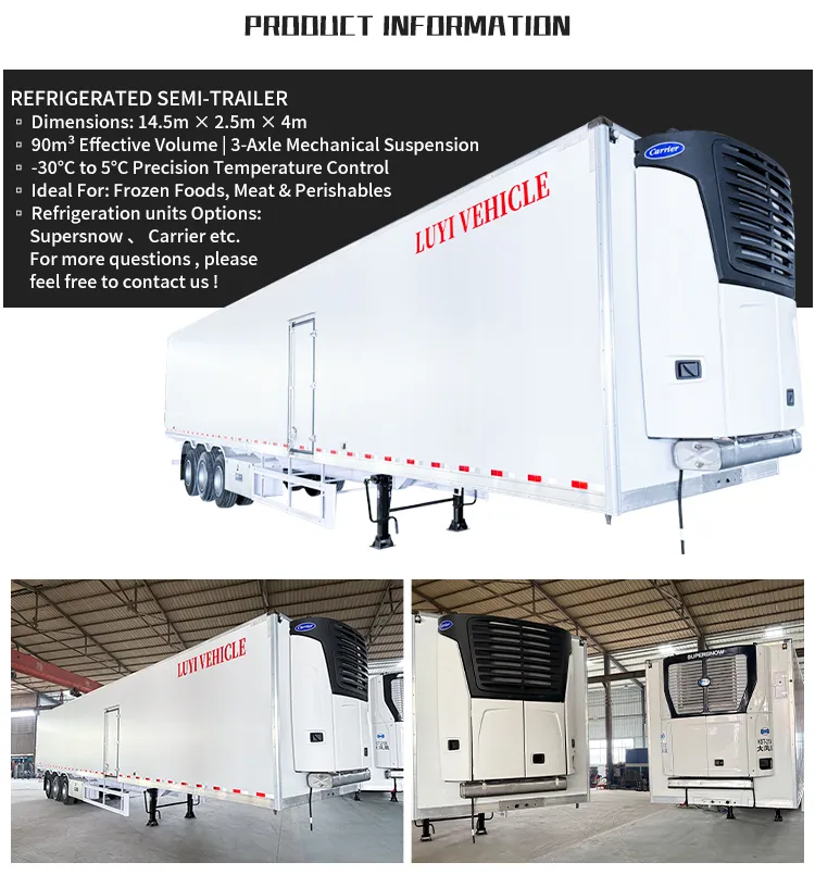 Refrigerated Semi Trailer Information