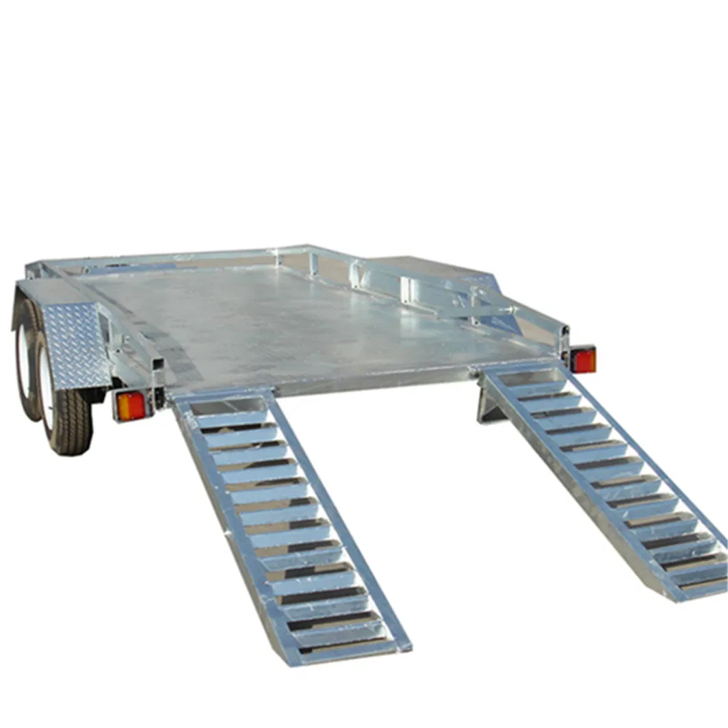 Compact Small Car Hauler Trailer with Sturdy Steel Chassis