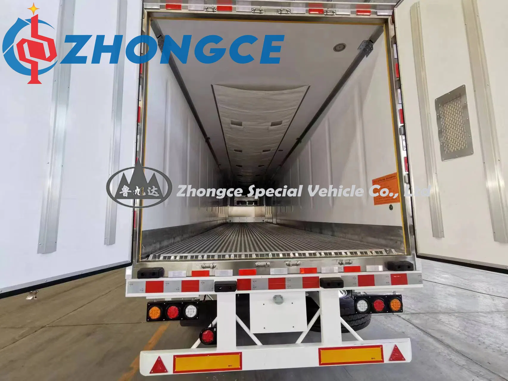 New 3 Axles Refrigerated Van Truck Trailer Reefer Van Semi Trailer