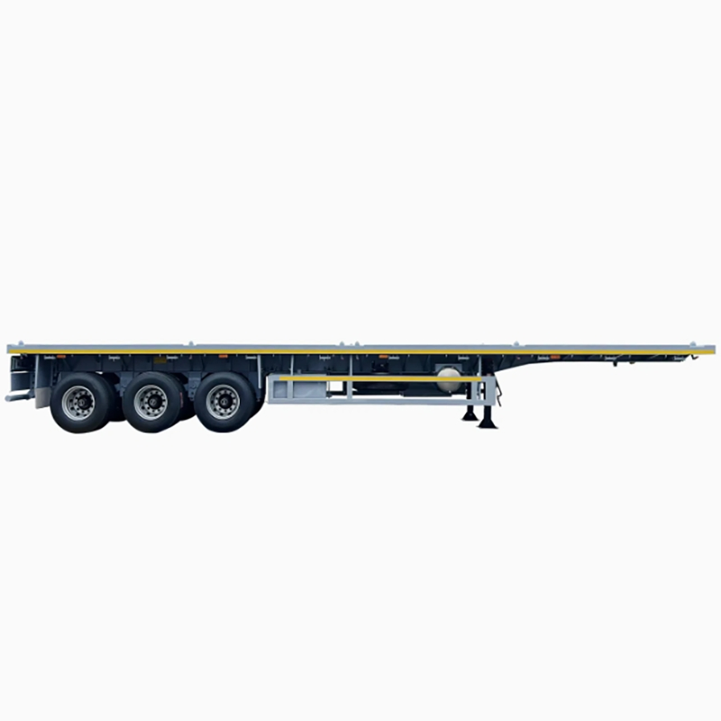 Factory Supply ECE/Ottc Approved Container Semi Trailer Flatbed Semi Trailer Full Range 30/50/60/80100 Tons &amp; 2/3/4/5 Axles Configurations Available