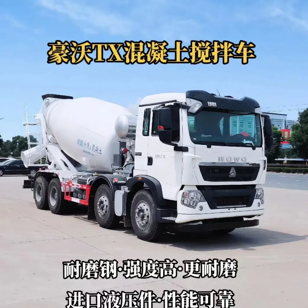 Side View Mixer Truck