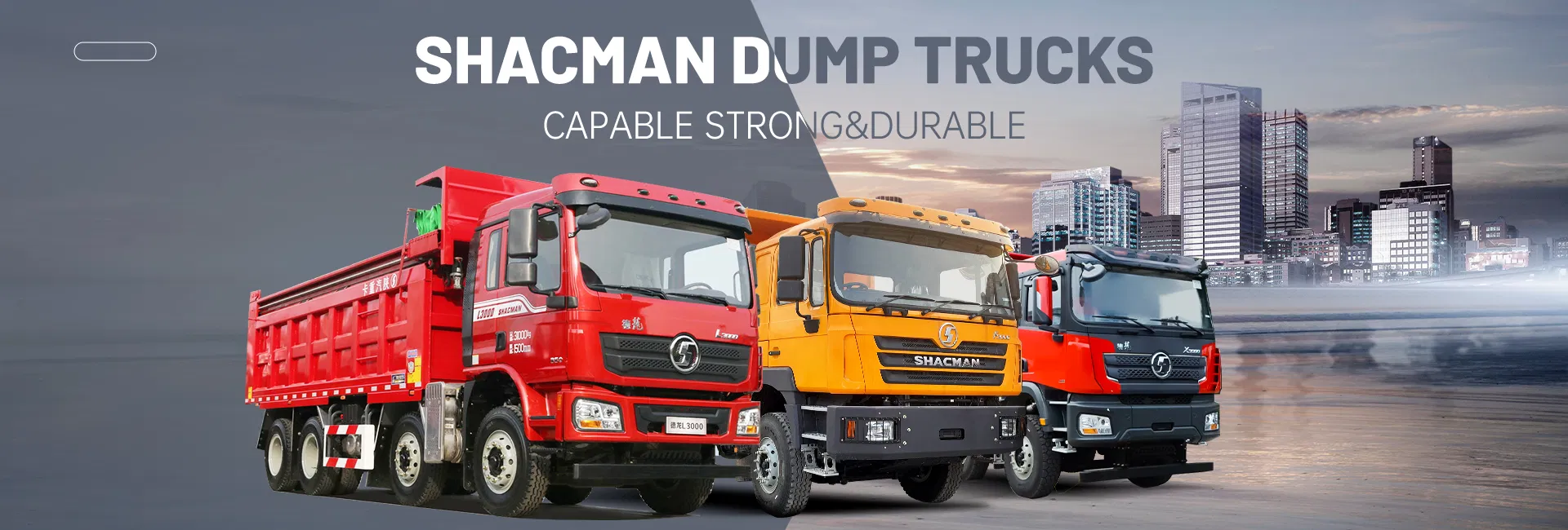 Shacman Dump Truck Banner
