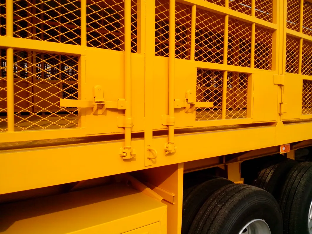 Heavy duty cargo stake truck trailer