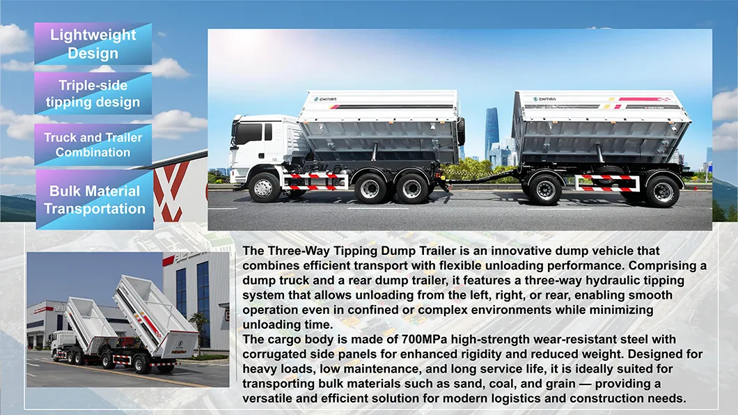 3-Way Tipping Trailer