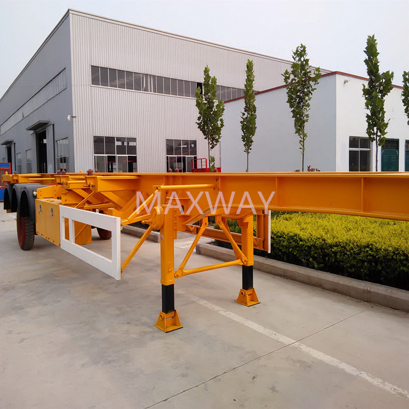 3 Axle 20FT 40FT Container Skeletal Chassis Semi Trailer Trailers