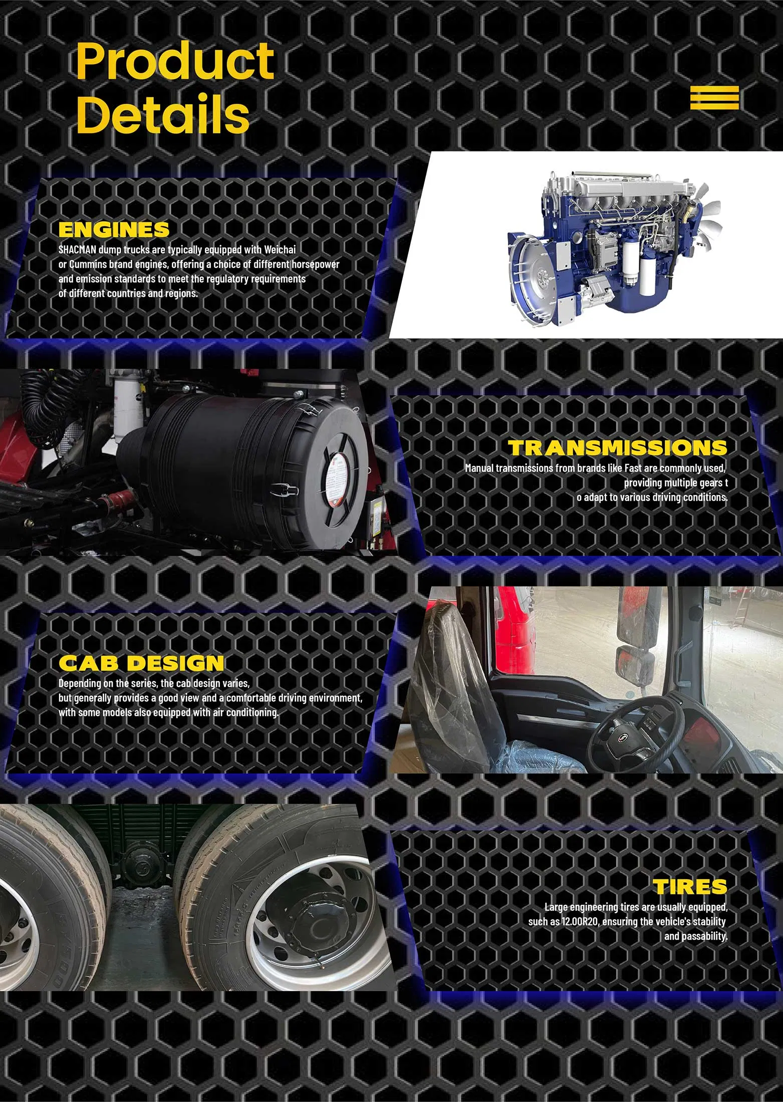 Shacman Truck Details 3