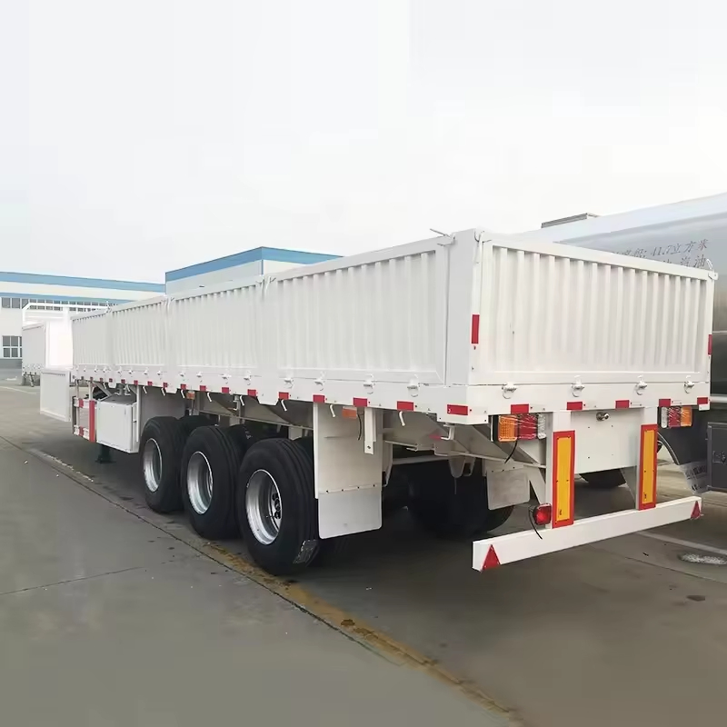 Heavy-Duty 40t Grain Semi Trailer with 3 Axles for Transport