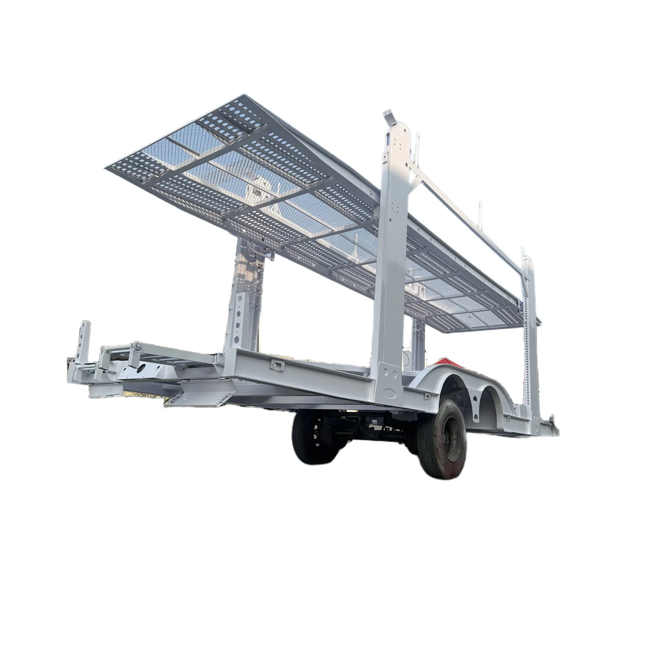 High Quality 2/3 Axle Aluminum Used and New Car Hauler Transport Vehicle 8unit Car Carrier Trailer for Sale