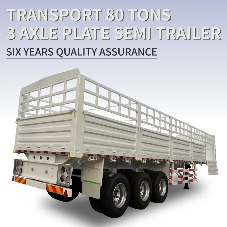 3 Axle Warehouse Fence Semi Trailer