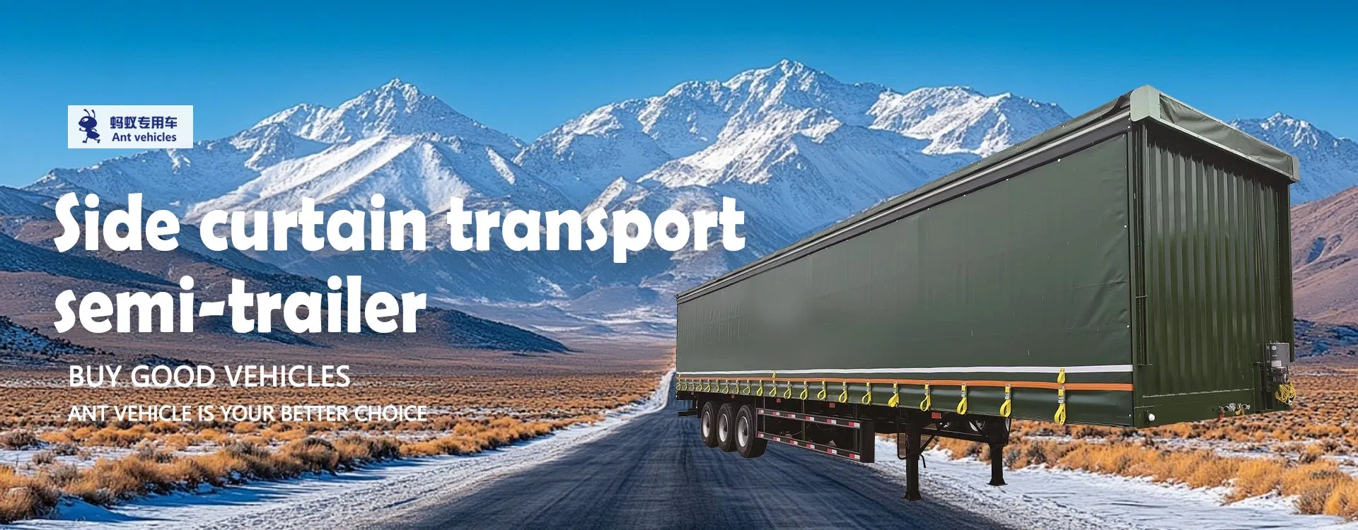 Curtain Side Semi Trailer