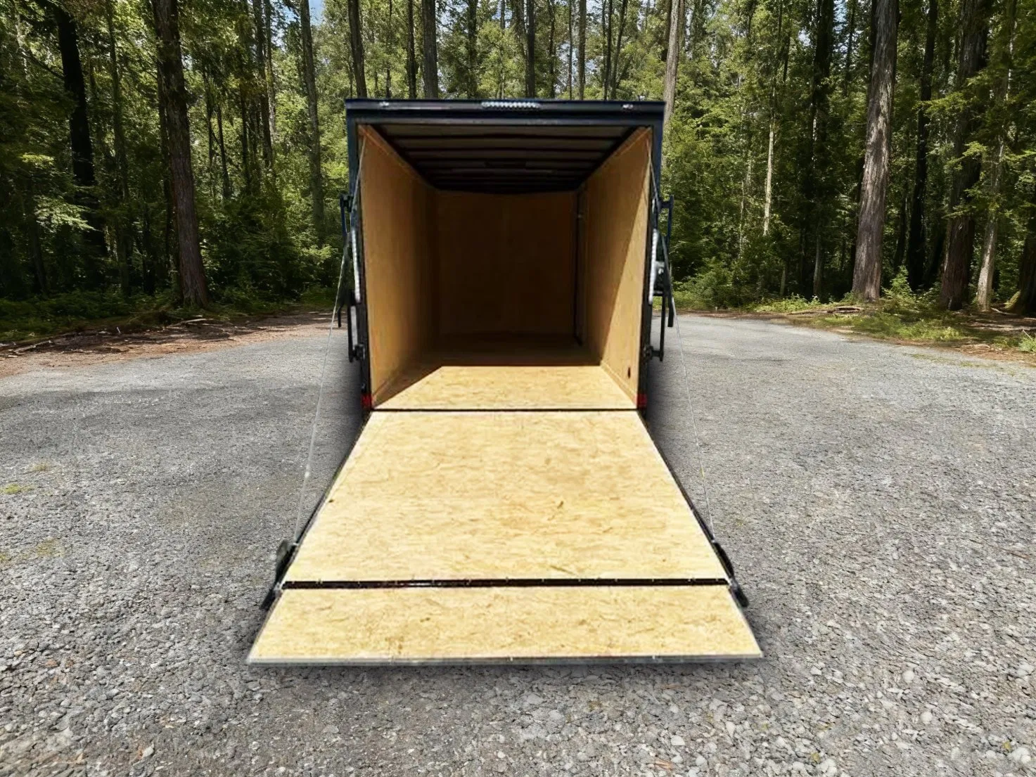 Cargo Box Dry Van Covered Wagon Affordable Steel 7 X 16 6X10 Enclosed Box 6X12 6 X 12 V-Nose Enclosed Cargo Trailer Box Container Semi Trailer