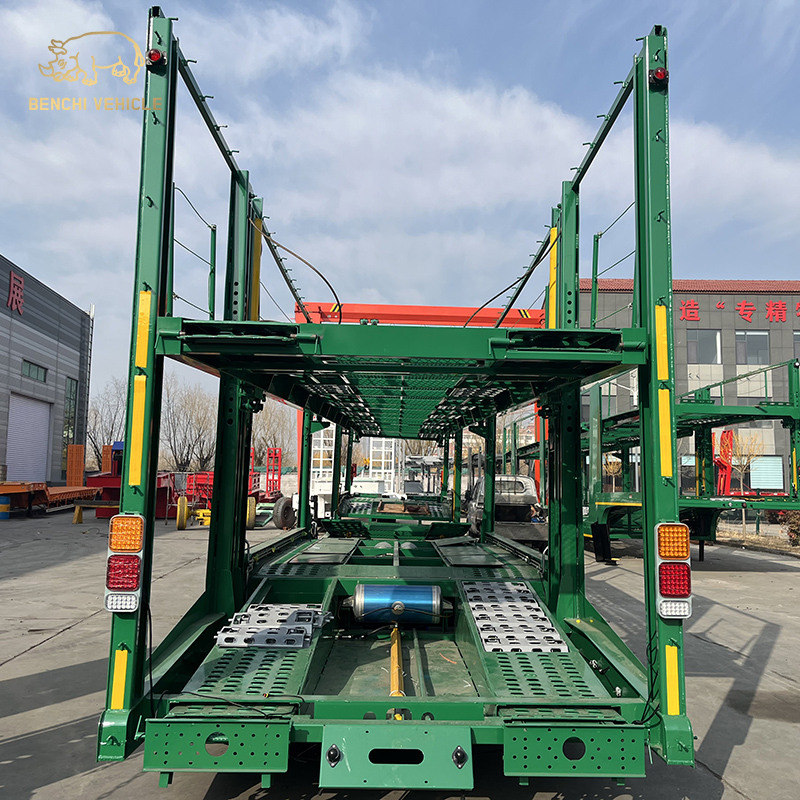 8 Car Carrier Truck Semi Trailer Sudan Vehicle Car Transport Trailer