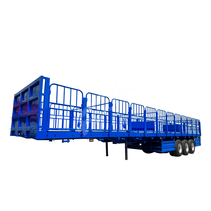 Customizable Feichi Low Price 3 Axle Heavy Duty Fence Cargo Animal Livestock Cage Semi Trailer with High Quality for Sale