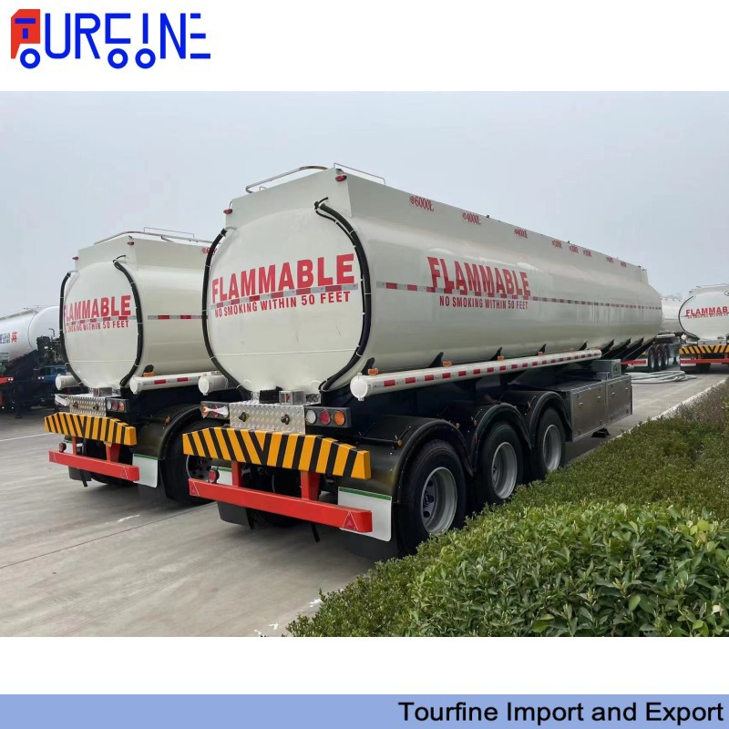 Congo (Republic of Congo) Burkina Faso Sierra Leone Zambia 3 Axle 35000L 40000L 45000L Loading Diesel Fuel and Crude Oil Fuel Oil Tanker Semi Trailer