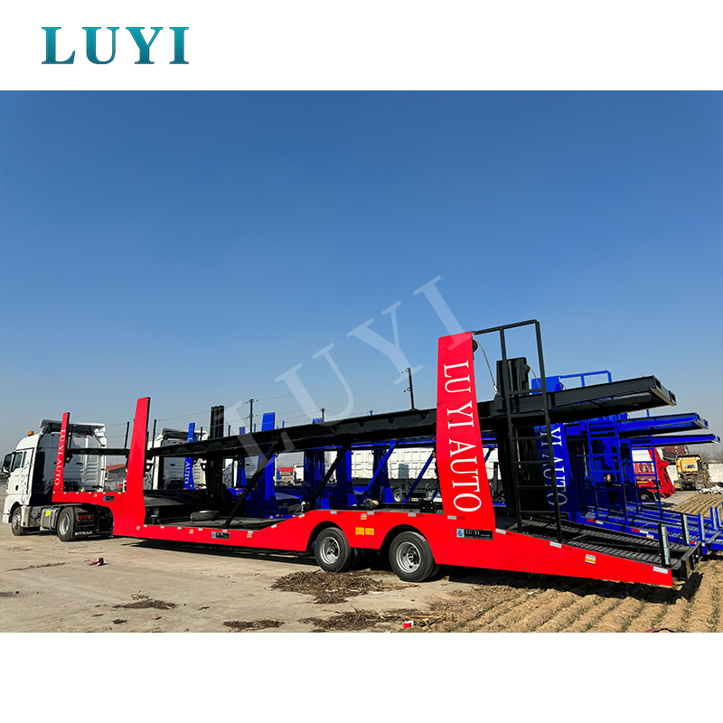 Factory Price Double Floor Steel Chassis 2/3axle Auto Hauler Car Carrier Semi Trailer for Transportation 8 Cars Semi-Trailer