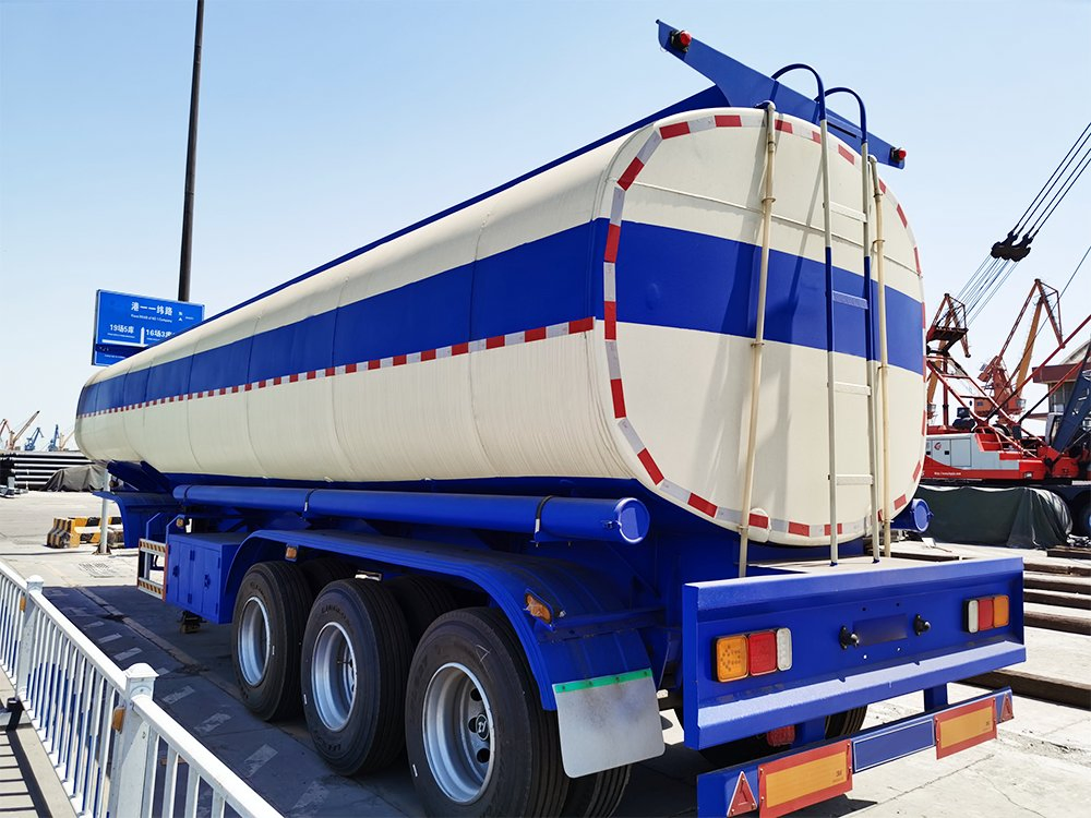3axles 45000liter 54000liters Petrol Oil Tanker Fuel Tank Semi Trailer for Sale High Demand in Africa