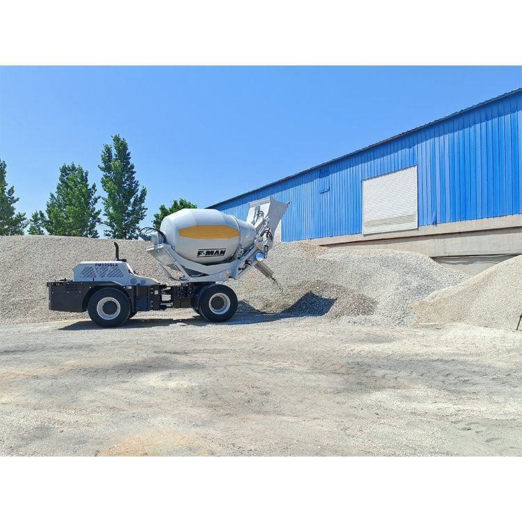 Hot Sale Fman 3.5 Cubic FM535SLA Self Loading Concrete Mixer Truck