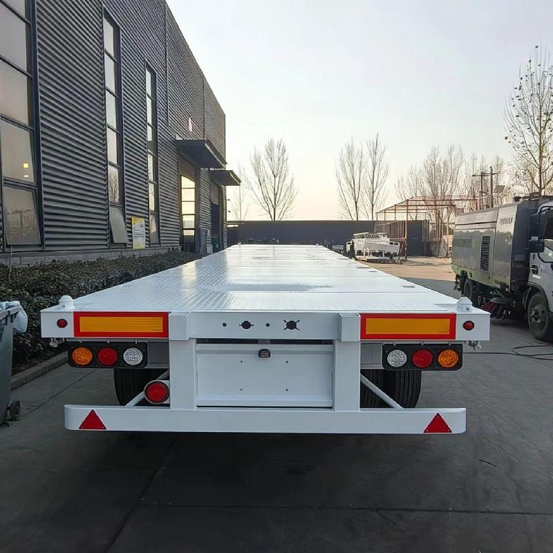 Extendable Flatbed Semi Trailer for Oversized Loads
